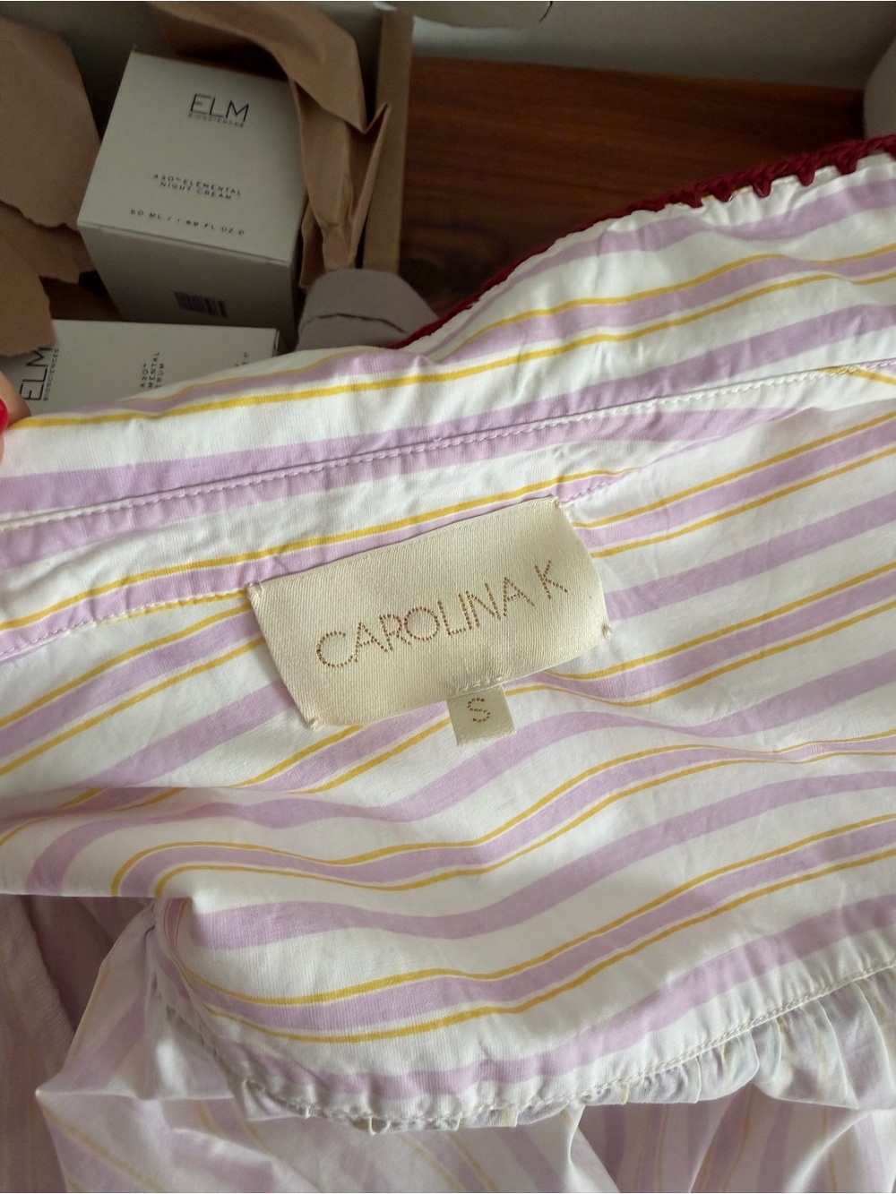 Carolina K Striped Shirt Size Small - Picture 5 of 8